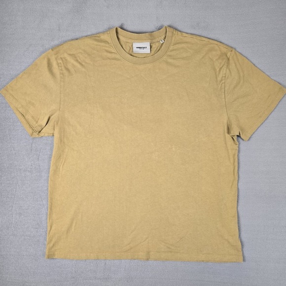 Essentials Fear Of God Shirt Men's XL Short Sleeve Crew Neck Tee Taupe - Picture 1 of 9